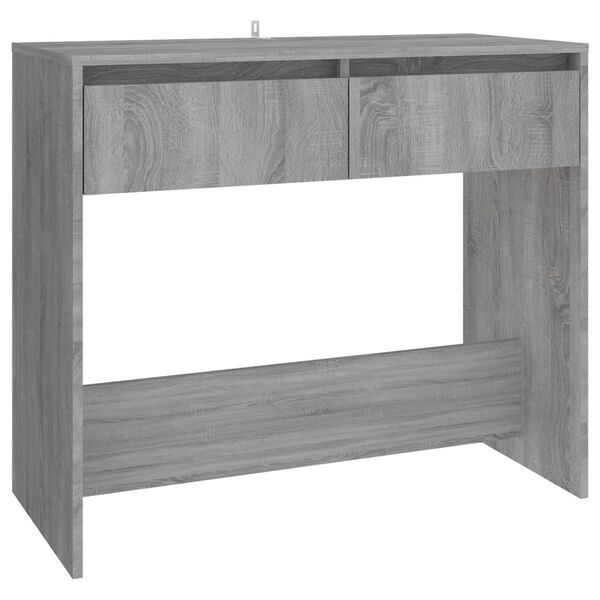 vidaXL Τραπέζι Κονσόλα Γκρι Sonoma 89x41x76,5 εκ. Επεξεργασμένο Ξύλο