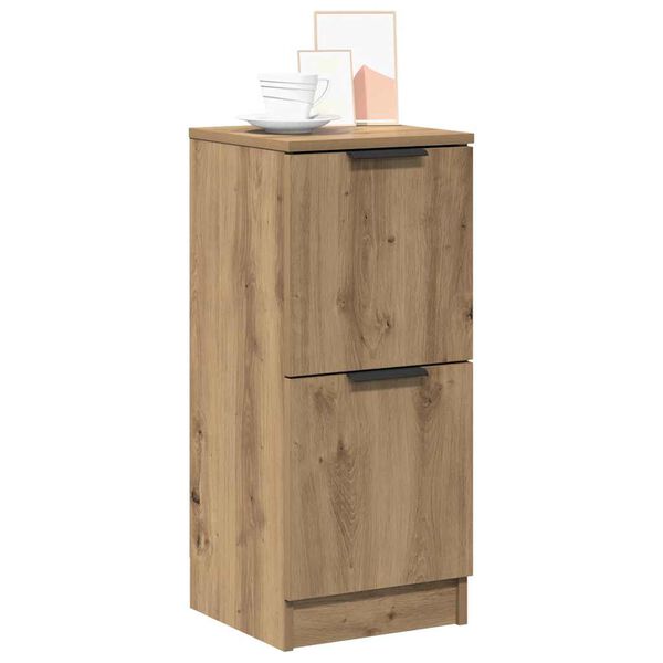 vidaXL Sideboards 2 &tau;&epsilon;&mu;ά&chi;&iota;&alpha; Artisan Oak 30x30x70cm &Kappa;&alpha;&tau;&alpha;&sigma;&kappa;&epsilon;&upsilon;&alpha;&sigma;&mu;έ&nu;&omicron; &xi;ύ&lambda;&omicron;