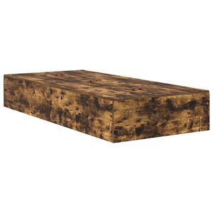 vidaXL Σκελετός Κρεβατιού Καπνιστή δρυς 80 x 200 cm Επεξεργασμένο ξύλο