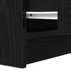 vidaXL Κομοδίνο με 2 συρτάρια Μαύρο 38x34x80 εκ.