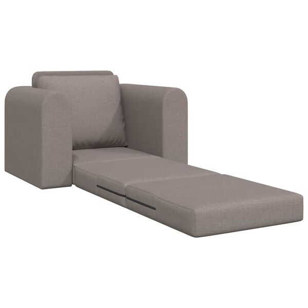 vidaXL Κρεβάτι καναπές Taupe 98 x 71 x 83 εκ. ύφασμα