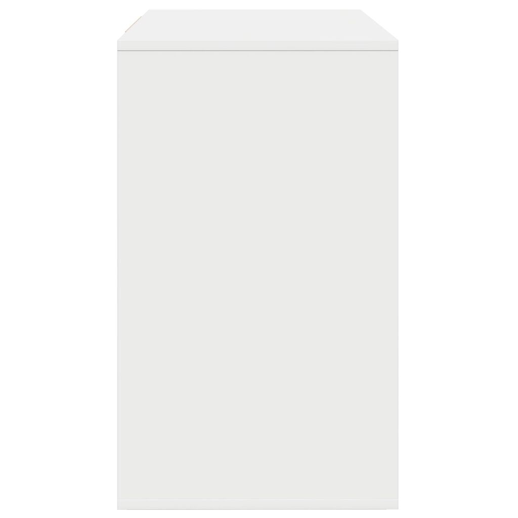 vidaXL Κονσόλα Λευκή 120x41x75 εκ. Κατασκευασμένη από Συνθετικό Ξύλο