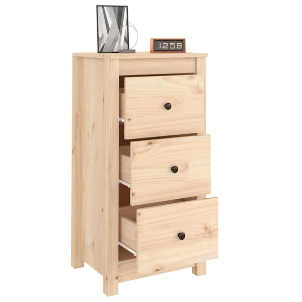 vidaXL Ντουλάπια 2 τεμ. 40x35x80 εκ. από Μασίφ Ξύλο Πεύκου
