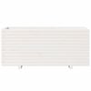 vidaXL Ζαρντινιέρα Κήπου Λευκή 110x40x49,5 εκ. από Μασίφ Ξύλο Πεύκου