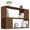 vidaXL Βιβλιοθήκη Καφέ Δρυς 100 x 24 x 63 εκ. από Επεξεργασμένο Ξύλο