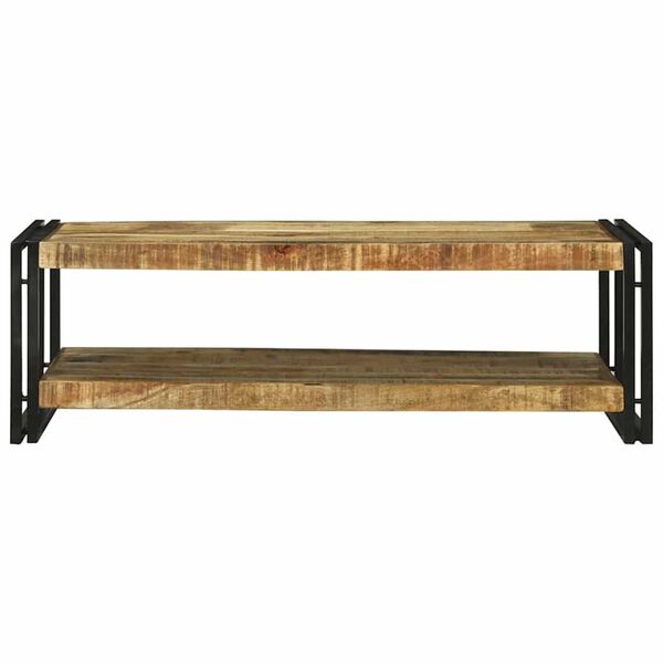 vidaXL Τραπεζάκι σαλονιού Καφέ 120 x 50 x 38 εκ Μασίφ ξύλο μάνγκο