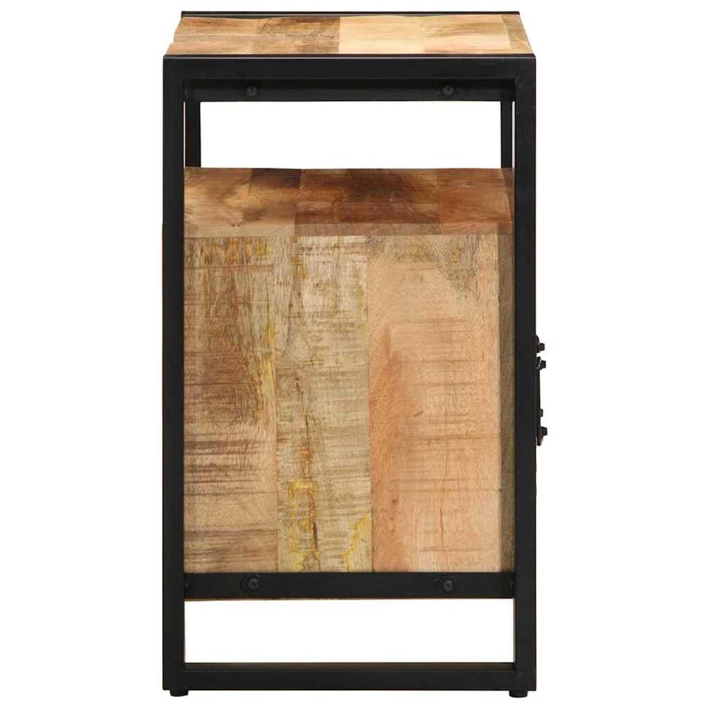 vidaXL Ντουλάπι Μπάνιου Καφέ 55 x 35 x 60 εκ. Μασίφ ξύλο μάνγκο
