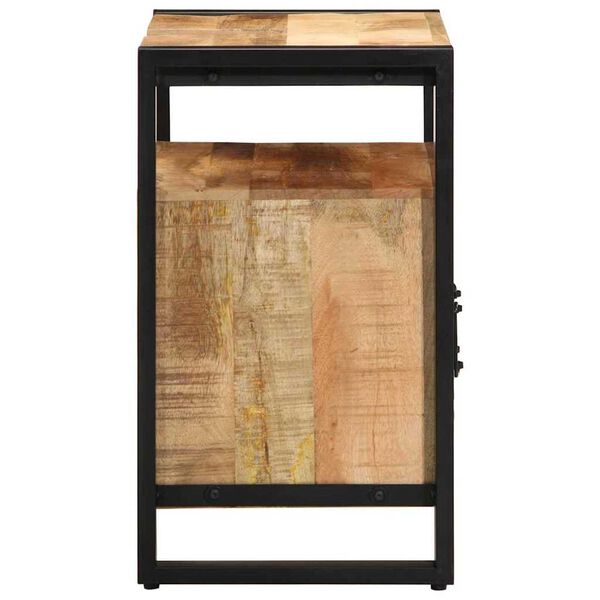 vidaXL Ντουλάπι Μπάνιου Καφέ 55 x 35 x 60 εκ. Μασίφ ξύλο μάνγκο
