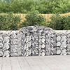 vidaXL Συρματοκιβώτια Τοξωτά 10 τεμ. 300x50x100/120 εκ. Γαλβαν. Ατσάλι