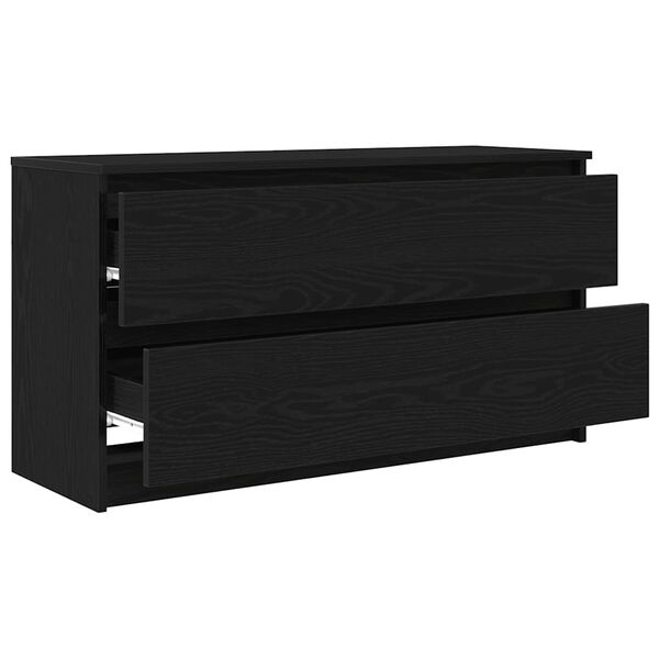 vidaXL Έπιπλο Τηλεόρασης Μαύρο 100x35x54 εκ. Επεξ. Επεξεργασμένο Ξύλο