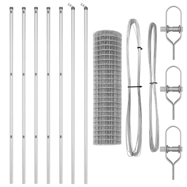 vidaXL &Tau;&epsilon;&nu;&tau;ώ&tau;&omicron; &mu;&epsilon; &sigma;&tau;ή&rho;&iota;&gamma;&mu;&alpha; &Alpha;&sigma;&eta;&mu;ί 1,2 x 25 m &Chi;ά&lambda;&upsilon;&beta;&alpha;&sigmaf; &kappa;&alpha;&iota; PVC