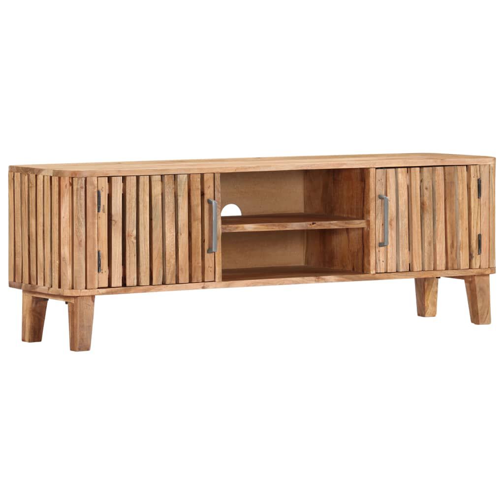 vidaXL Έπιπλο Τηλεόρασης 130 x 30 x 45 εκ. από Μασίφ Ξύλο Ακακίας