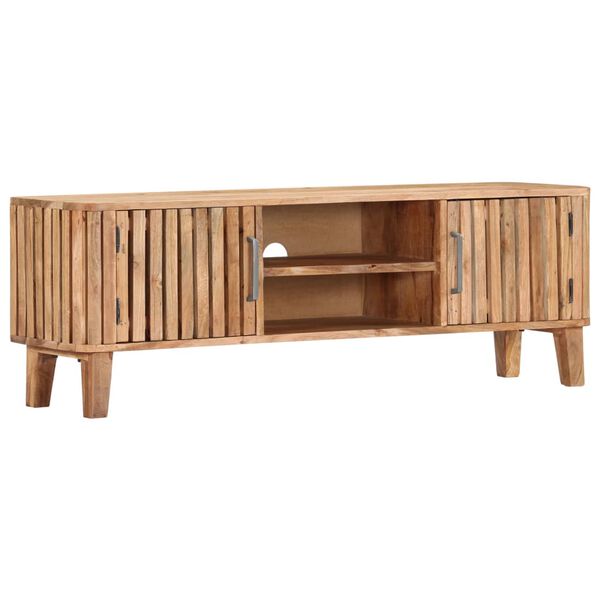 vidaXL Έπιπλο Τηλεόρασης 130 x 30 x 45 εκ. από Μασίφ Ξύλο Ακακίας