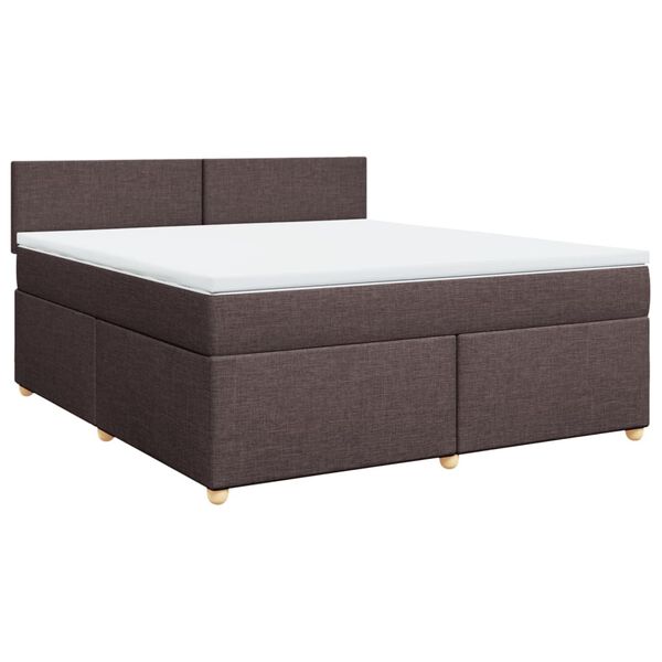 vidaXL &Kappa;&rho;&epsilon;&beta;ά&tau;&iota; Boxspring &mu;&epsilon; &Sigma;&tau;&rho;ώ&mu;&alpha; &Sigma;&kappa;&omicron;ύ&rho;&omicron; &Kappa;&alpha;&phi;έ 180x200 &epsilon;&kappa; &Upsilon;&phi;&alpha;&sigma;&mu;ά&tau;&iota;&nu;&omicron;