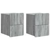 vidaXL &Tau;&omicron;ί&chi;&omicron;&upsilon; &Kappa;&rho;&epsilon;&mu;&alpha;&sigma;&tau;ό &Kappa;&omicron;&mu;&omicron;&delta;ί&nu;&omicron; 2 &tau;&mu;&chi;. &Gamma;&kappa;&rho;&iota; Sonoma 33 x 34,5 x 43 &epsilon;&kappa;.