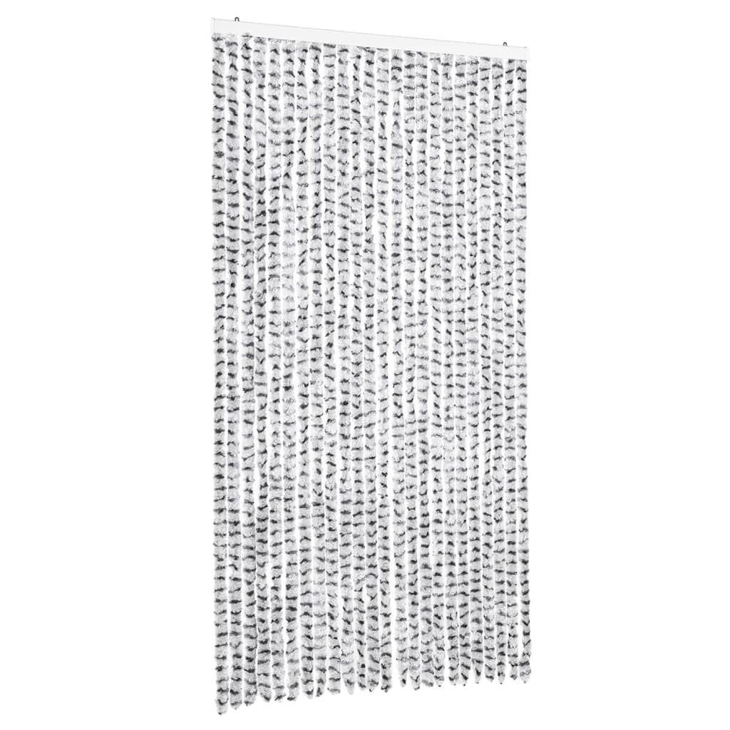 vidaXL Σήτα Εντόμων Ανοιχτό Γκρι / Σκούρο Γκρι 100 x 230 εκ. από Σενίλ