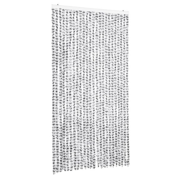 vidaXL Σήτα Εντόμων Ανοιχτό Γκρι / Σκούρο Γκρι 100 x 230 εκ. από Σενίλ