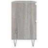 vidaXL Ντουλάπι Μπάνιου Γκρι Sonoma 80 x 33 x 60 εκ. από Επεξεργ. Ξύλο