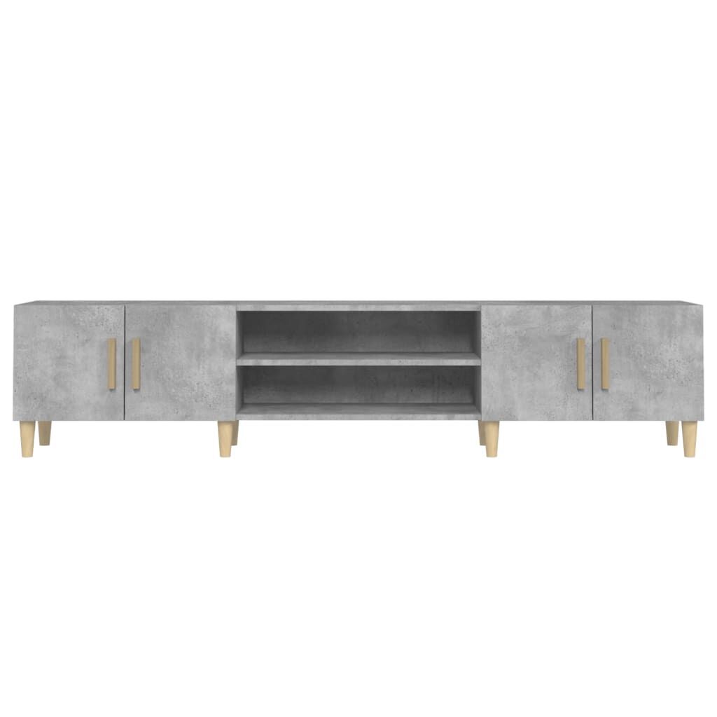 vidaXL Έπιπλο Τηλεόρασης Γκρι Σκυρ. 180x31,5x40 εκ. Επεξ. Ξύλο