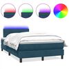 vidaXL &Kappa;&rho;&epsilon;&beta;ά&tau;&iota; Boxspring &mu;&epsilon; &Sigma;&tau;&rho;ώ&mu;&alpha; & LED &Sigma;&kappa;&omicron;ύ&rho;&omicron; &Mu;&pi;&lambda;&epsilon; 120x210 &epsilon;&kappa;. &Beta;&epsilon;&lambda;&omicron;ύ&delta;&iota;&nu;&omicron;
