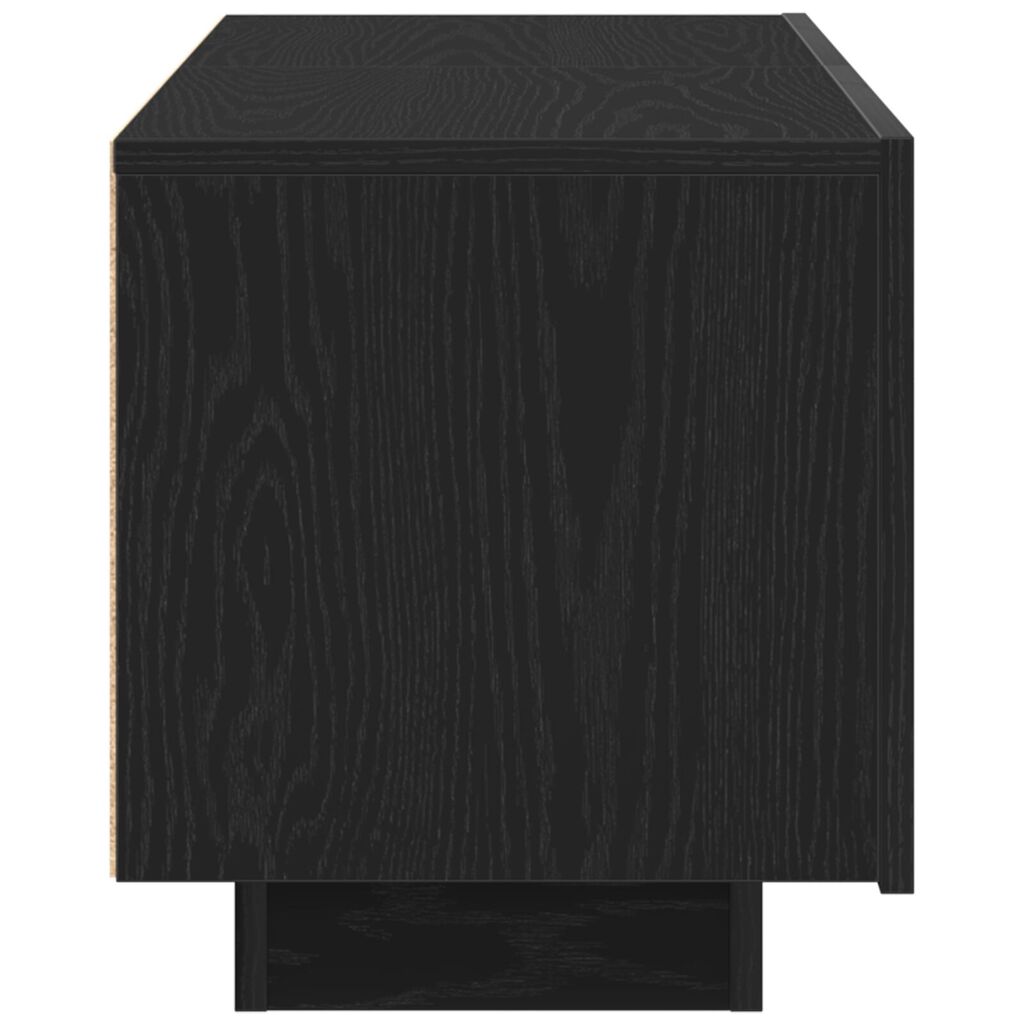 vidaXL Ντουλάπα τηλεόρασης Μαύρη Δρυς 100x35x40 εκ. από Ξύλο