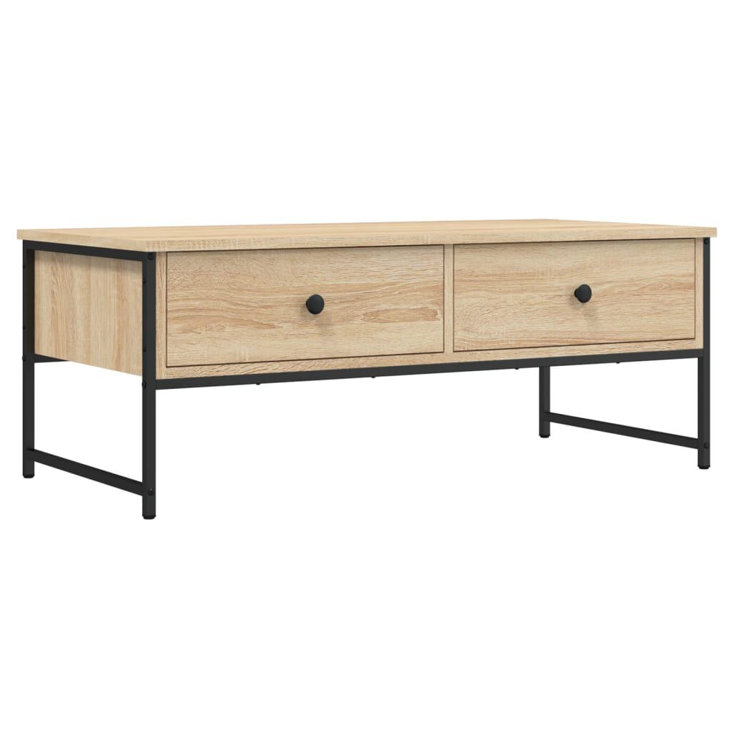 vidaXL Τραπεζάκι Σαλονιού Sonoma Δρυς 101x49x39,5 εκ.