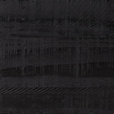 vidaXL Ντουλάπι Μαύρο 110 x 35 x 70 εκ. από Μασίφ Ξύλο Πεύκου