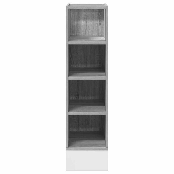 vidaXL Ντουλάπι κάτω μέρος Riga Γκρι sonoma 20x44,5x81,5 cm