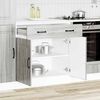 vidaXL ντουλάπι βάσης κουζίνας Kalmar Γκρι sonoma Επεξεργασμένο Ξύλο
