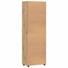 vidaXL Highboard &mu;&epsilon; &rho;ά&phi;&iota; &mu;&epsilon; &pi;ό&rho;&tau;&alpha; FLORIN Artisan Oak 60 x 35 x 182 &epsilon;&kappa;.