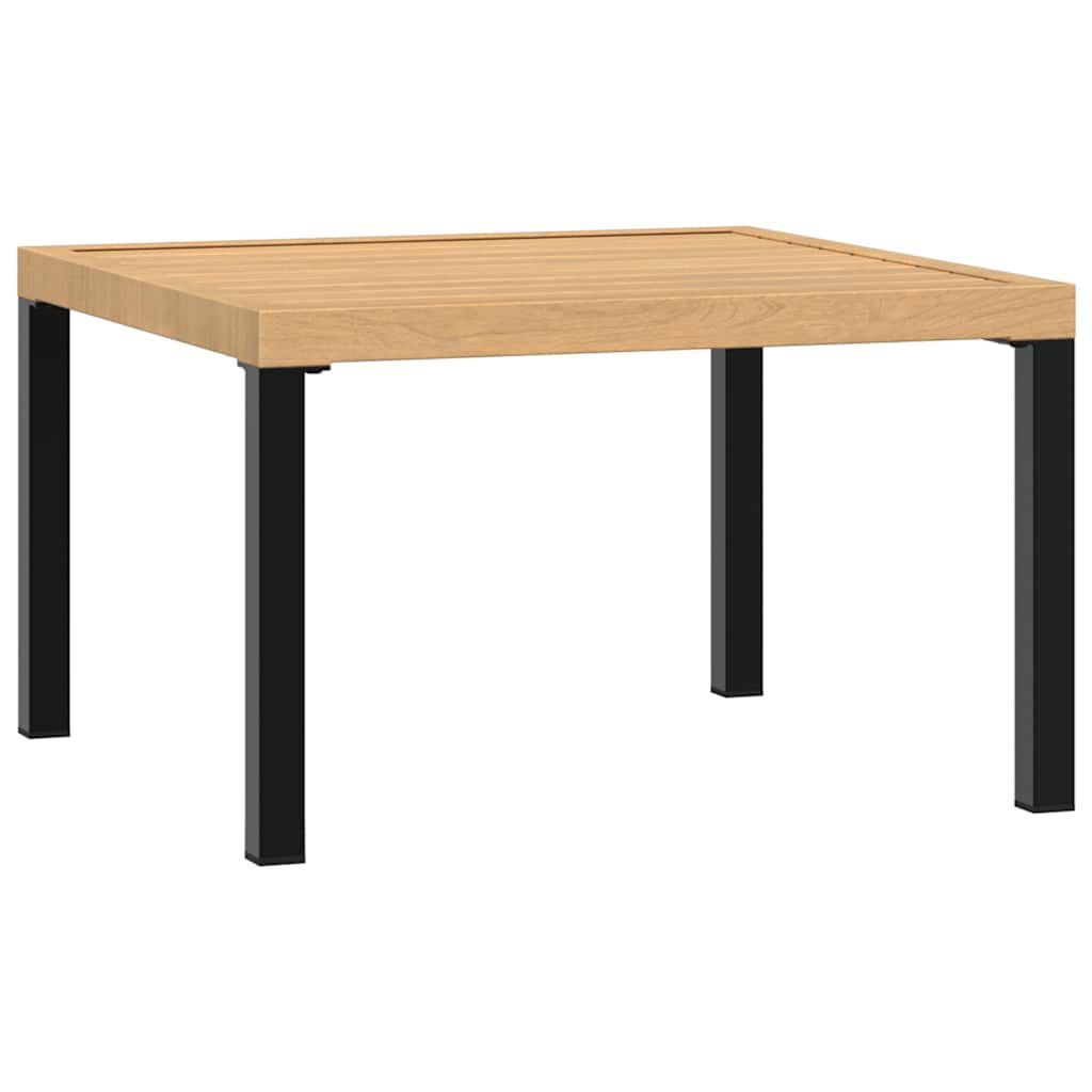 vidaXL Τραπεζάκι Σαλονιού Κήπου Μαύρο 65x65x40 εκ. από Αλουμίνιο