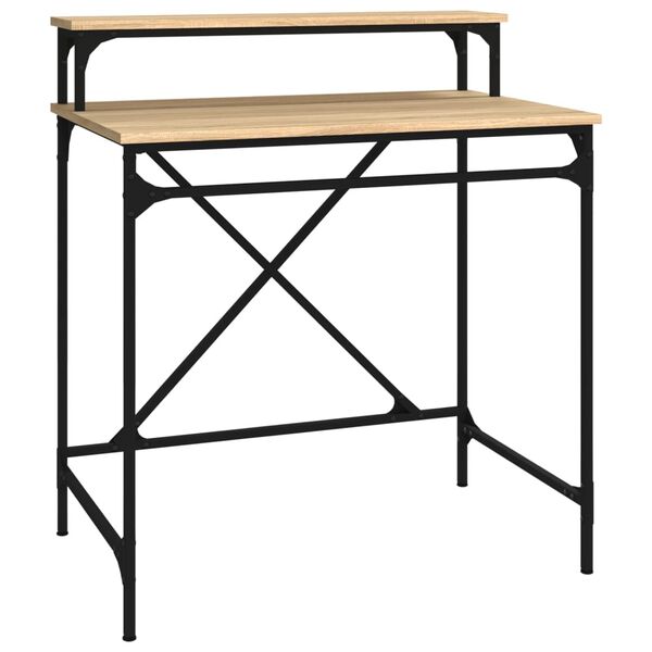 vidaXL Γραφείο Sonoma Δρυς 80x50x90 εκ. από Επεξεργασμένο Ξύλο