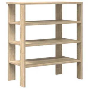 Ράφι παπουτσιών vidaXL Sonoma Oak 61x32x70 cm Κατασκευασμένο ξύλο