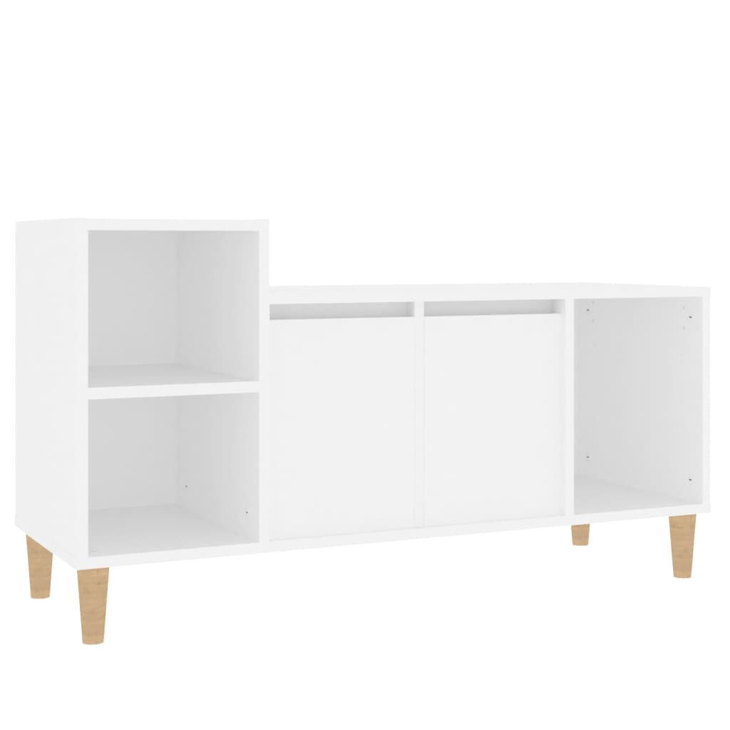vidaXL Έπιπλο Τηλεόρασης Λευκό 100 x 35 x 55 εκ. Επεξ. Ξύλο
