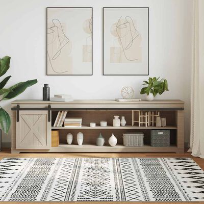 vidaXL Κιτ συρόμενης πόρτας γραφείου 213 cm από ανθρακούχο χάλυβα