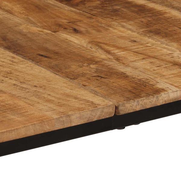 vidaXL Τραπεζαρία 180 x 90 x 75 εκ. από Μασίφ Ακατέργαστο Ξύλο Μάνγκο