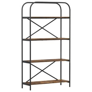 vidaXL &Rho;ά&phi;&iota; &Beta;&iota;&beta;&lambda;ί&omega;&nu; 4 &epsilon;&pi;&iota;&pi;έ&delta;&omega;&nu; 80 x 30 x 146 &epsilon;&kappa; &Epsilon;&pi;&epsilon;&xi;&epsilon;&rho;&gamma;&alpha;&sigma;&mu;έ&nu;&omicron; &xi;ύ&lambda;&omicron;
