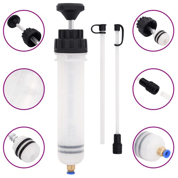 vidaXL &Epsilon;&xi;&alpha;&epsilon;&rho;&omega;&tau;ή&rho;&alpha;&sigmaf; &Phi;&rho;έ&nu;&omega;&nu; &Lambda;&epsilon;&upsilon;&kappa;ό&sigmaf; &kappa;&alpha;&iota; &Mu;&alpha;ύ&rho;&omicron;&sigmaf; 0,2 &Lambda;ί&tau;&rho;&alpha;