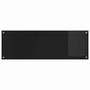 vidaXL Πίσω Πάνελ Κουζίνας 2 pcs Μαύρο 120 x 40 cm σκληρυμένο γυαλί