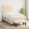 vidaXL &Kappa;&rho;&epsilon;&beta;ά&tau;&iota; Boxspring &mu;&epsilon; &Sigma;&tau;&rho;ώ&mu;&alpha; &Kappa;&rho;&epsilon;&mu; 90x190 &epsilon;&kappa;.&Upsilon;&phi;&alpha;&sigma;&mu;ά&tau;&iota;&nu;&omicron;