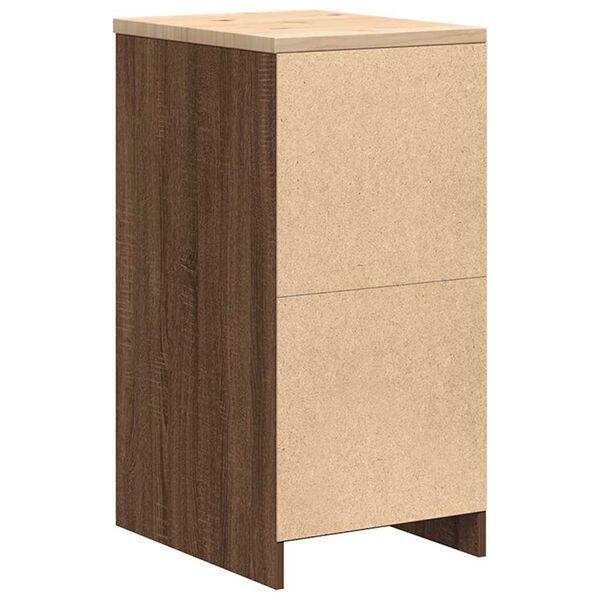 vidaXL ντουλάπι αποθήκευσης γκαράζ 40x51x85 εκ μασίφ ξύλο πεύκο