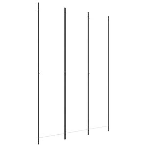 vidaXL Διαχωριστικό Δωματίου με 3 Πάνελ Λευκό 150x220 εκ. Υφασμάτινο