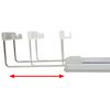 vidaXL Λάμπα Ενυδρείου LED 50-60 εκ. από Αλουμίνιο IP67