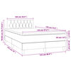 vidaXL &Kappa;&rho;&epsilon;&beta;ά&tau;&iota; Boxspring &mu;&epsilon; &Sigma;&tau;&rho;ώ&mu;&alpha; &Sigma;&kappa;&omicron;ύ&rho;&omicron; &Kappa;&alpha;&phi;έ 120x190 &epsilon;&kappa; &Upsilon;&phi;&alpha;&sigma;&mu;ά&tau;&iota;&nu;&omicron;
