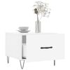 vidaXL Τραπεζάκια Σαλονιού 2 τεμ. Λευκά 50x50x40 εκ Επεξεργασμένο Ξύλο