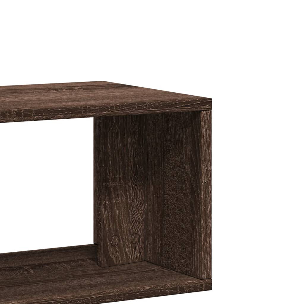 vidaXL Έπιπλα Τηλεόρασης 2 τεμ. Καφέ Δρυς 75x30x50 εκ. Επεξ. Ξύλο