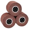 vidaXL Λειαντικοί Ρολοί 3 pcs Καφέ 12 x 12 x 10 εκ. Συνθετικές ίνες