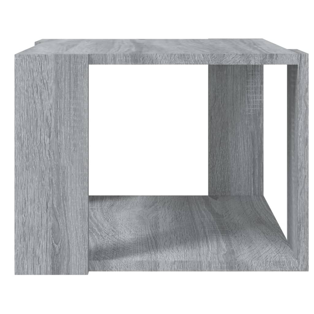 vidaXL Τραπεζάκι Σαλονιού Γκρι Sonoma 40x40x30 εκ. Επεξεργασμένο Ξύλο