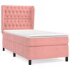 vidaXL &Kappa;&rho;&epsilon;&beta;ά&tau;&iota; Boxspring &mu;&epsilon; &Sigma;&tau;&rho;ώ&mu;&alpha; &Rho;&omicron;&zeta; 90x190 &epsilon;&kappa;. &Beta;&epsilon;&lambda;&omicron;ύ&delta;&iota;&nu;&omicron;