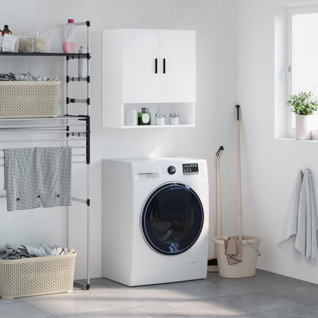 vidaXL Ντουλάπι Τοίχου Λευκό 60 x 31 x 70 εκ. από Επεξεργασμένο Ξύλο